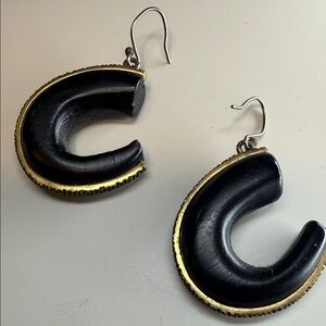 Black and Gold Women's Earrings